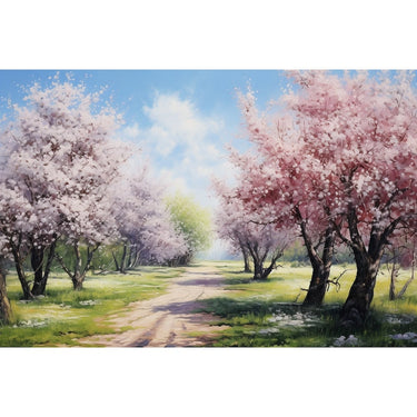 Cherry Blossom Water Canvas